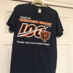 100 years of Chicago Bears 1920-2020 unisex tshirt. 100 % Heavy Cotton